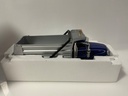 1/34 FIRST GEAR PETERBILT MODEL 367 4 AXLE DUMP TRUCK BLUE SILVER 10-3811 BOX DAMAGE  - Photo 2
