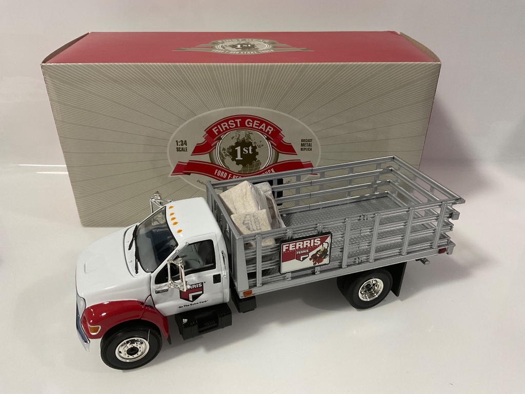 1/34 FIRST GEAR FORD F 650 STAKE TRUCK FERRIS 19-3776 - Photo 5
