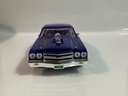 1/18 ERTL 1970 CHEVROLET CHEVELLE PURPLE ON PINK - Photo 7