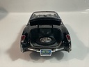 1/18 BURAGO 1957 CHEVROLET CORVETTE BLACK ON RED - Photo 5