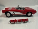 1/18 ERTL 1962 CORVETTE JUNKYARD PARTS RED ON BLACK - Photo 3