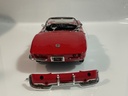 1/18 ERTL 1962 CORVETTE JUNKYARD PARTS RED ON BLACK - Photo 4