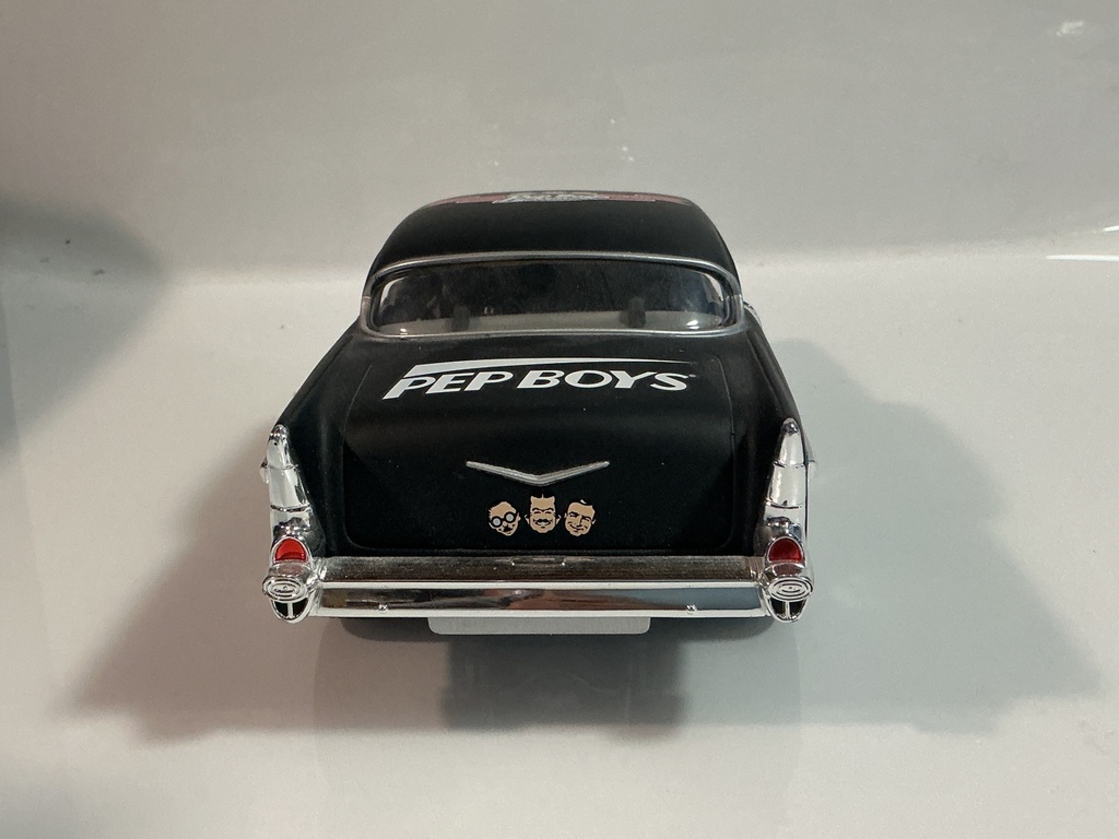 1/18 HOTWHEELS 1957 CHEVY GMTM PEP BOYS - Photo 4