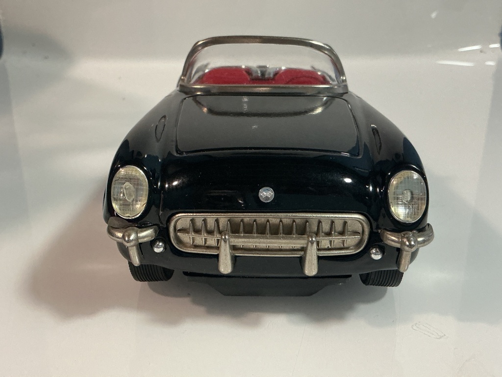 1/18 50’S / FIFTIES 1953 CHEVROLET CORVETTE BLACK ON RED  - Photo 6