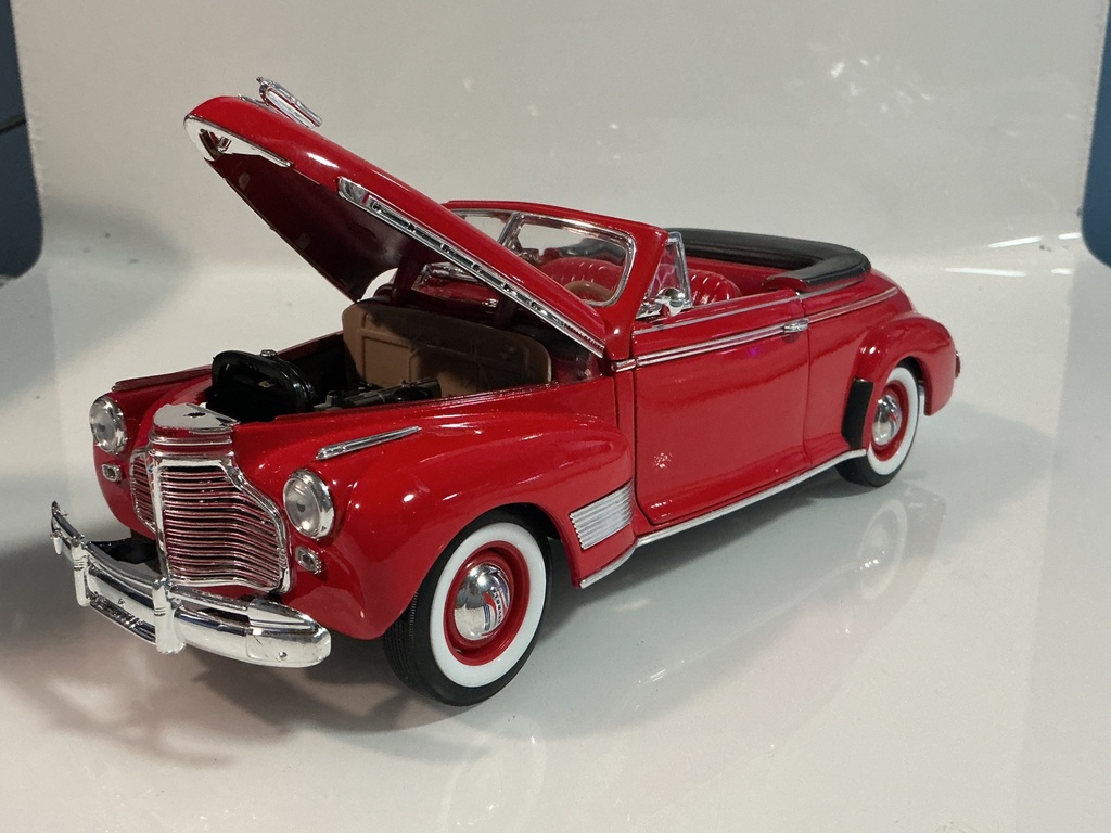1/18 WELLY 1941 CHEVROLET SPECIAL DELUXE RED ON RED - Photo 2