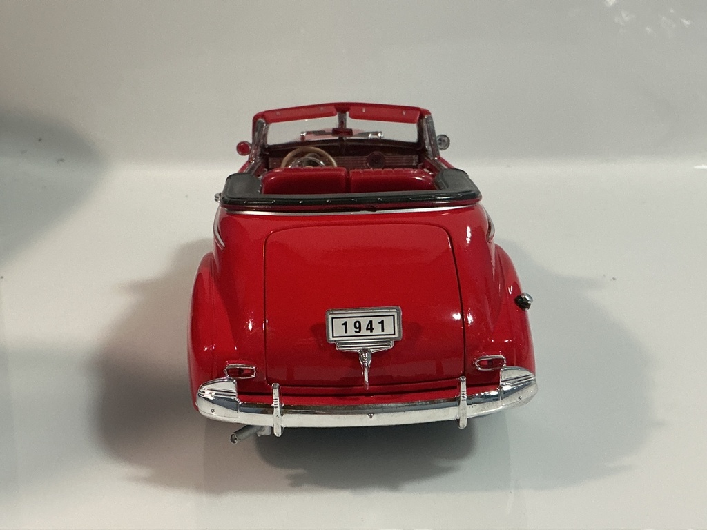 1/18 WELLY 1941 CHEVROLET SPECIAL DELUXE RED ON RED - Photo 5