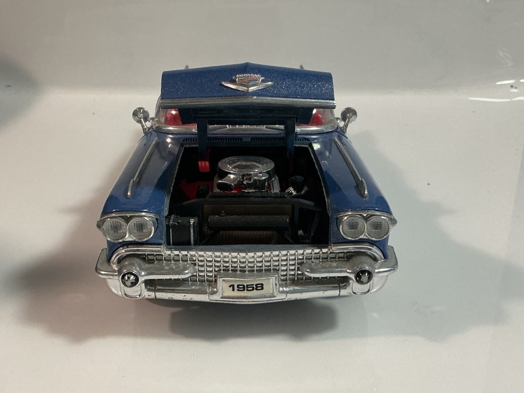 1/18 MOTORMAX 1958 CADILLAC ELDORADO CONVERTIBLE [STEERING WHEEL PAINT ISUE] - Photo 7