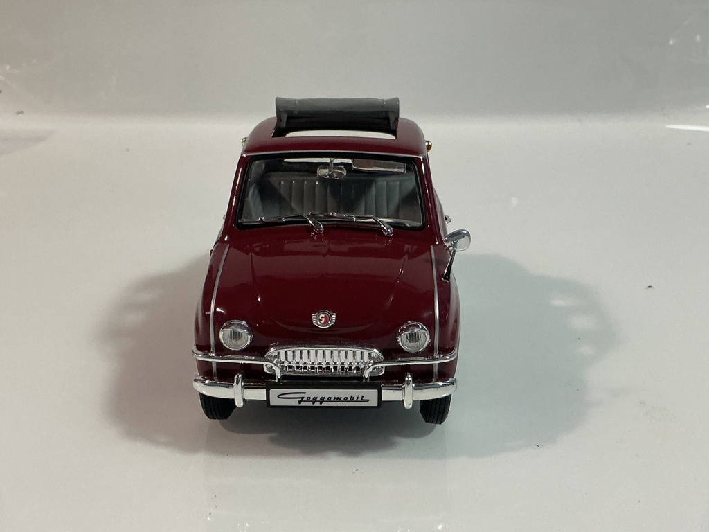 1/18 REVELL AG GOGGOMOBIL 1997 RED ON GRAY - Photo 2
