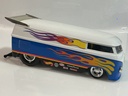 1/18 HOTWHEELS 1999 MATTEL WHITE / BLUE ON YELLOW - Photo 3