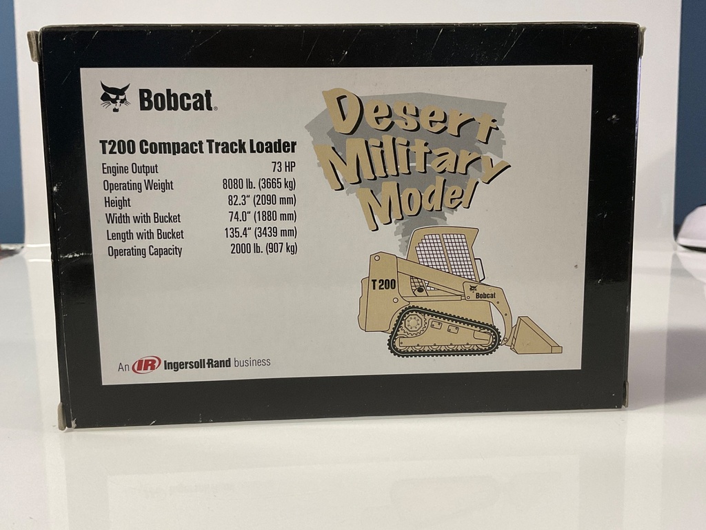 1/25 BOBCAT T200 COMPACT TRACK LOADER DESERT MILITARY MODEL  - Photo 2