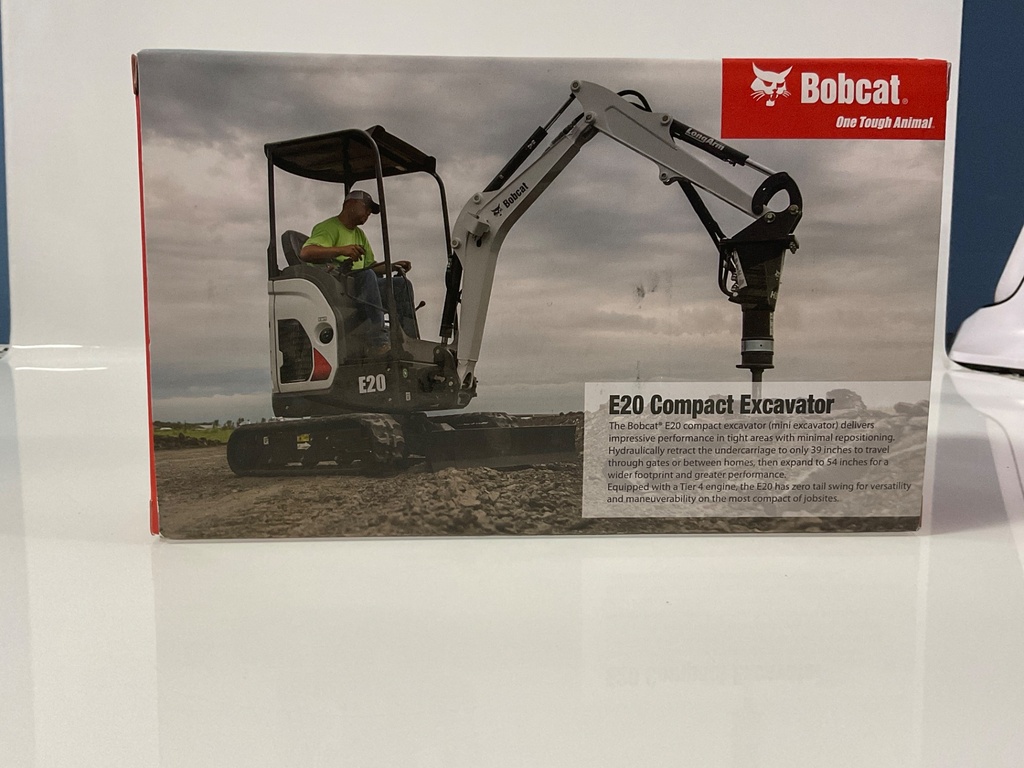 1/25 BOBCAT E20 COMPACT EXCAVATOR WITH CANOPY  - Photo 2