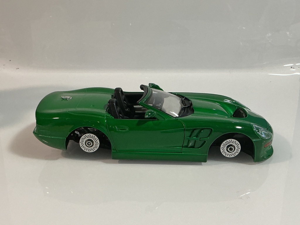 1/18 BURAGO SHELBY SERIES 1 1999 GREEN ON WHITE/BLACK - Photo 4