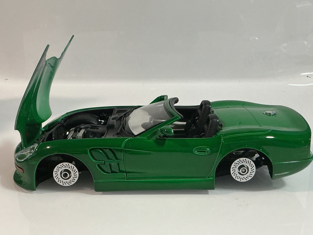 1/18 BURAGO SHELBY SERIES 1 1999 GREEN ON WHITE/BLACK - Photo 6