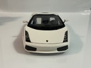 1/18 MAISTO LAMBORGHINI GALLARDO WHITE ON WHITE / BLACK [MISSING REFLECTORS] - Photo 2