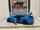 1/18: MAISTO 2020 MUSTANG SHELBY GT 500 BLUE ON BLACK image
