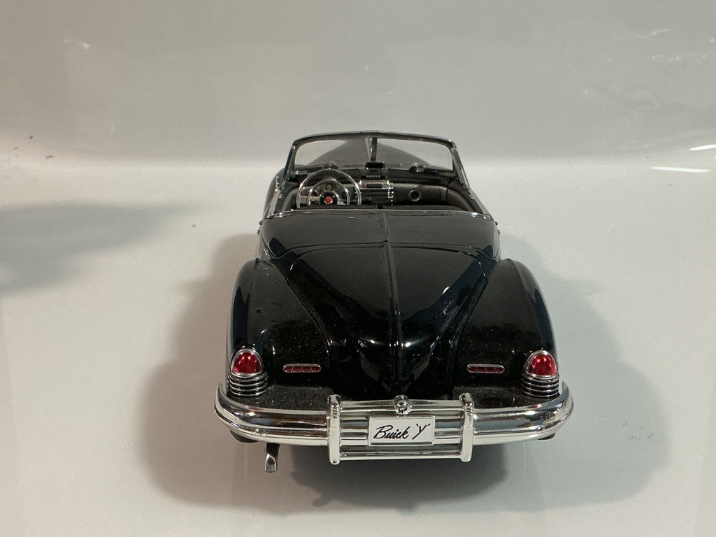 1/18 ANSON 1938 BUICK Y JOB BLACK ON BLACK - Photo 4
