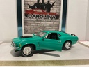 1/18: ERTL 1970 FORD MUSTANG BOSS 429 GREEN ON BLACK image