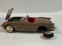 1/18 MIRA SOLIDO 1953 CHEVROLET CORVETTE BROWN ON RED - Photo 4