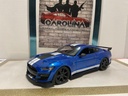 1/18: MAISTO 2020 SHELBY GT500 MUSTANG BLUE ON BLACK image