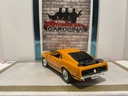 1/18: ERTL 1970 FORD MUSTANG BOSS 302 WITH SHAKER HOOD ORANGE ON BLACK image