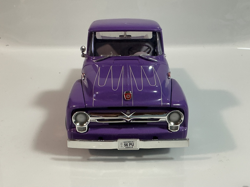 1/18 ERTL 1936 FORD TRADEMARKS PURPLE ON PURPLE - Photo 6