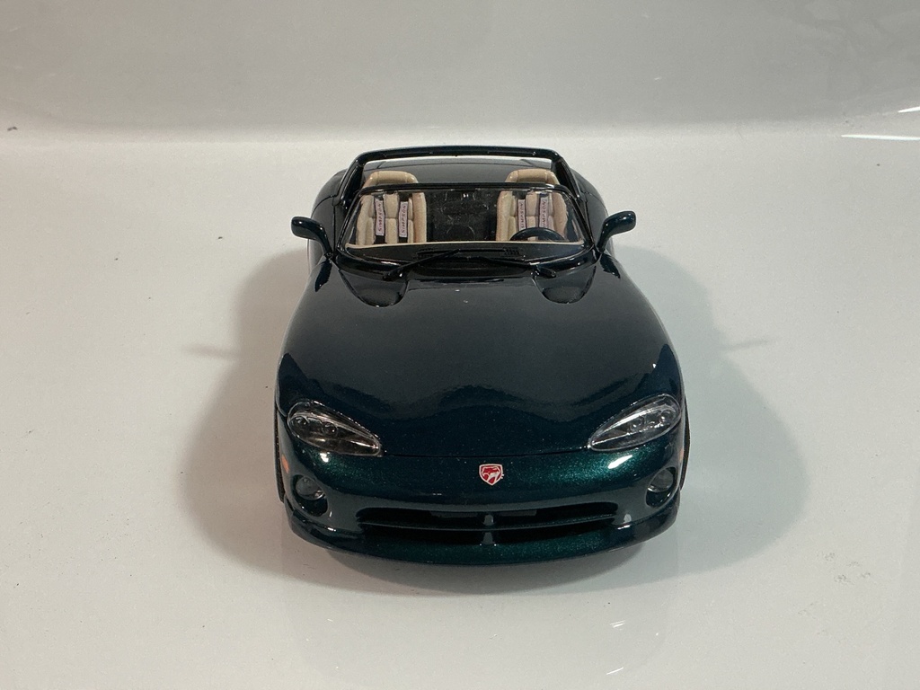 1/18 BURAGO DODGE VIPER R/T 10 GREEN ON TAN - Photo 8