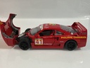 1/18 BURAGO 1987 FERRARI F40 RED ON GREY - Photo 3