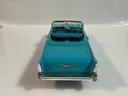 1/18 ERTL 1957 BEL AIR CYAN ON CYAN / BLACK  - Photo 5