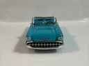 1/18 ERTL 1957 BEL AIR CYAN ON CYAN / BLACK  - Photo 8
