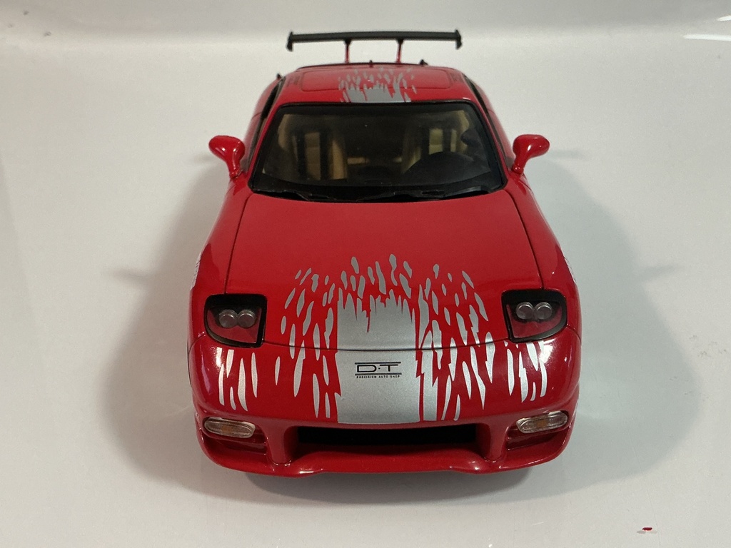 1/18 RACING CHAMPIONS 1993 MAZDA RX7 RED ON TAN / BLACK - Photo 7