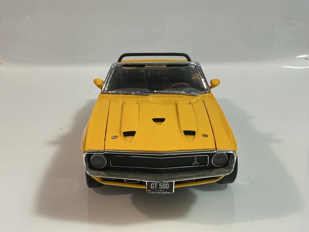 1/18 ERTL 1959 SHELBY GT-500 YELLOW ON BLACK  - Photo 8
