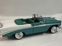 1/18 ROAD SIGNATURE 1956 CHEVROLET BEL AIR BLUE ON WHITE - Photo 5