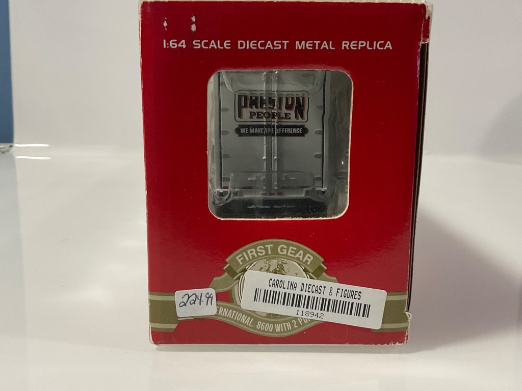 1/64 FIRST GEAR INTERNATIONAL 8600 WITH 2 PUP TRAILERS PRESTON 69-0019 - Photo 5