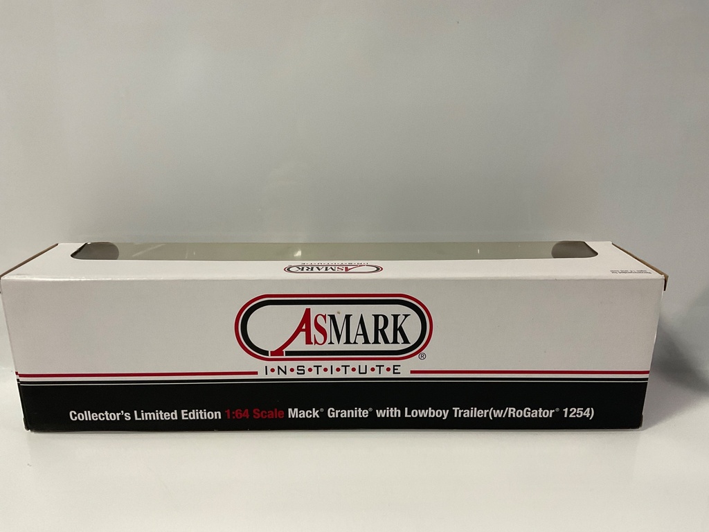 1/64 FIRST GEAR MACK GRANITE LOWBOY TRAILER WITH ROGATOR 1254 69-0299 - Photo 3