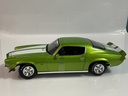1/18 MAISTO 1971 CHEVROLET CAMARO GREEN ON BLACK - Photo 2