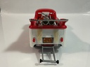 1/18 HOTWHEELS 1985 MATTEL CUSTOMIZED VW DRAG BUS RED / WHITE  - Photo 4