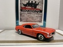 1/18: ERTL 1969 CHEVROLET CAMARO SS 396 ORANGE ON BLACK image