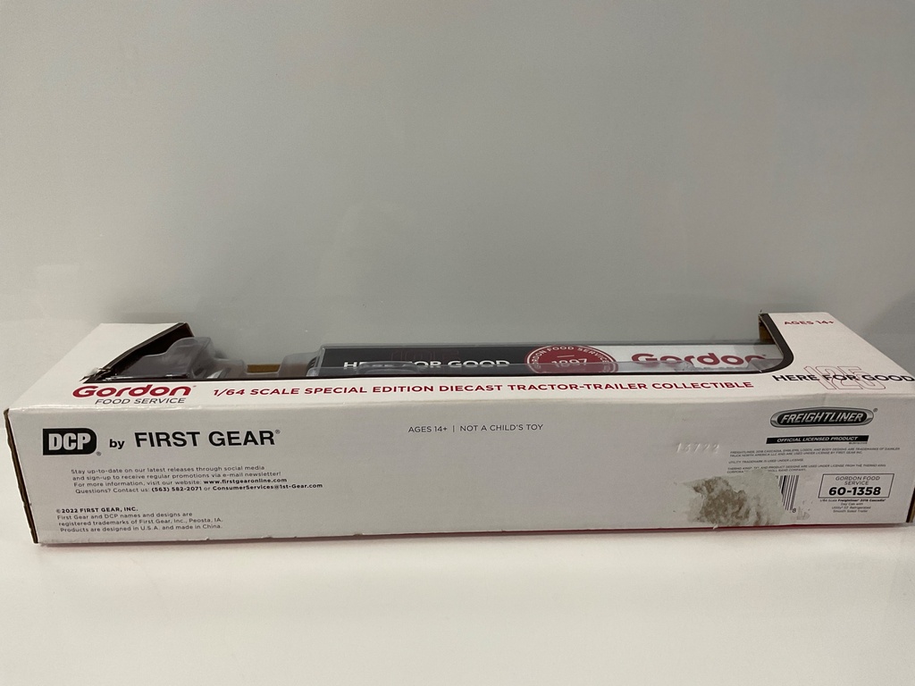 1/64 DCP BY FIRST GEAR GORDON FOOD SERVICE TRACTOR TRAILER 60-1358 - Photo 2