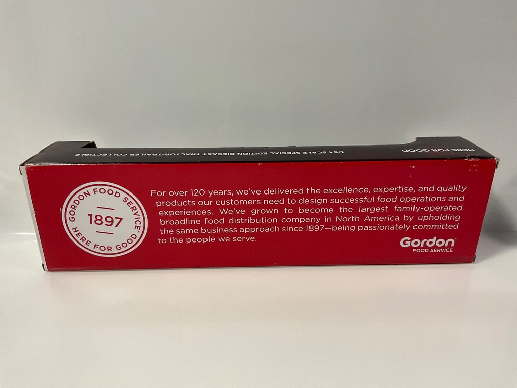 1/64 DCP BY FIRST GEAR GORDON FOOD SERVICE TRACTOR TRAILER 60-1358 - Photo 3