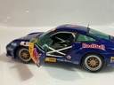 1/18 SUN STAR PORSCHE 911 GT 3R #7 BLUE ON WHITE [RASHING ALL OVER CAR] - Photo 3