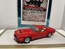 1/18: ERTL 1973 PONTIAC FIREBBIRD TRANS AM RED ON CREAM image