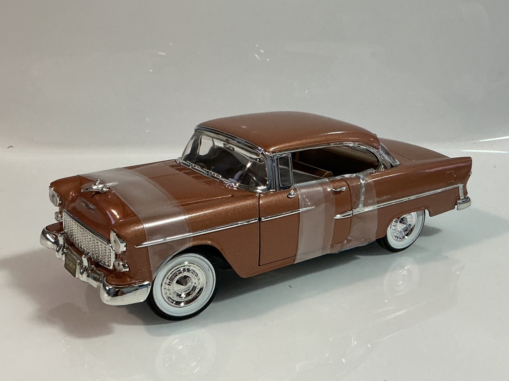1/18 ERTL 1956 CHEVROLET BEL AIR BROWN ON BROWN - Photo 2