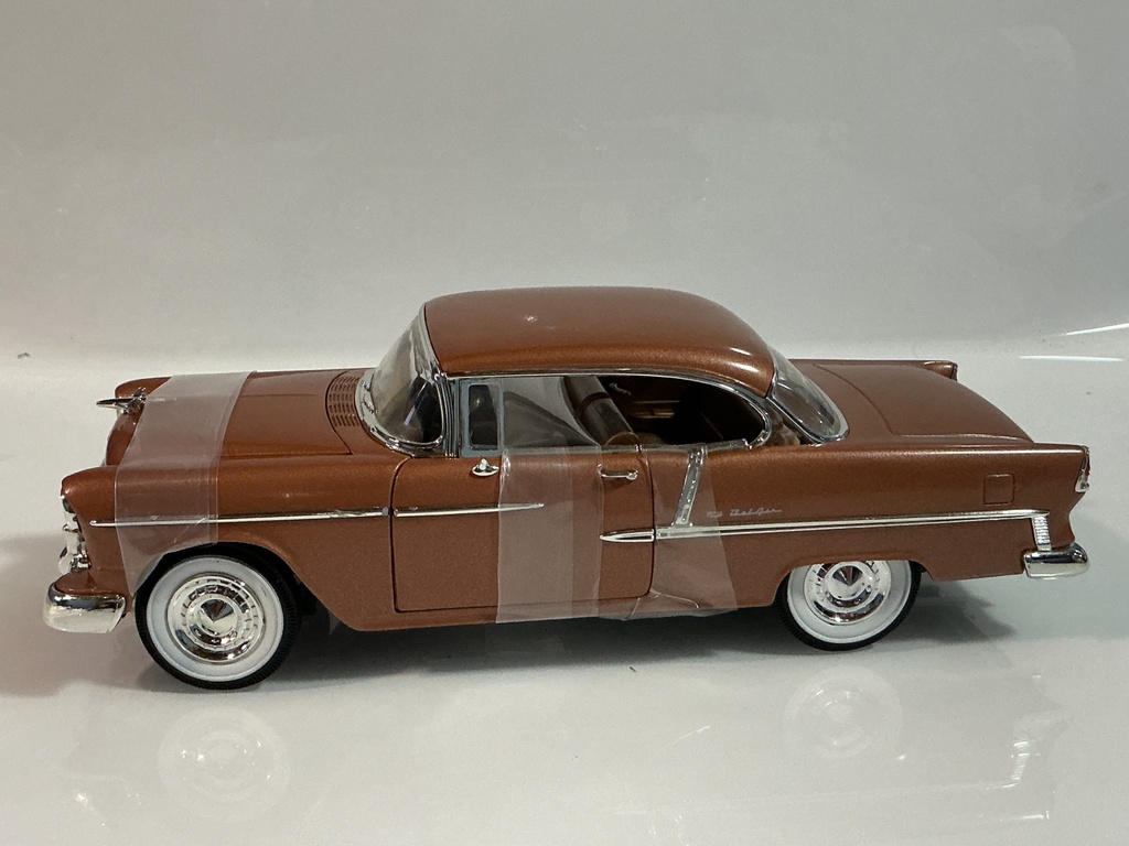 1/18 ERTL 1956 CHEVROLET BEL AIR BROWN ON BROWN - Photo 3