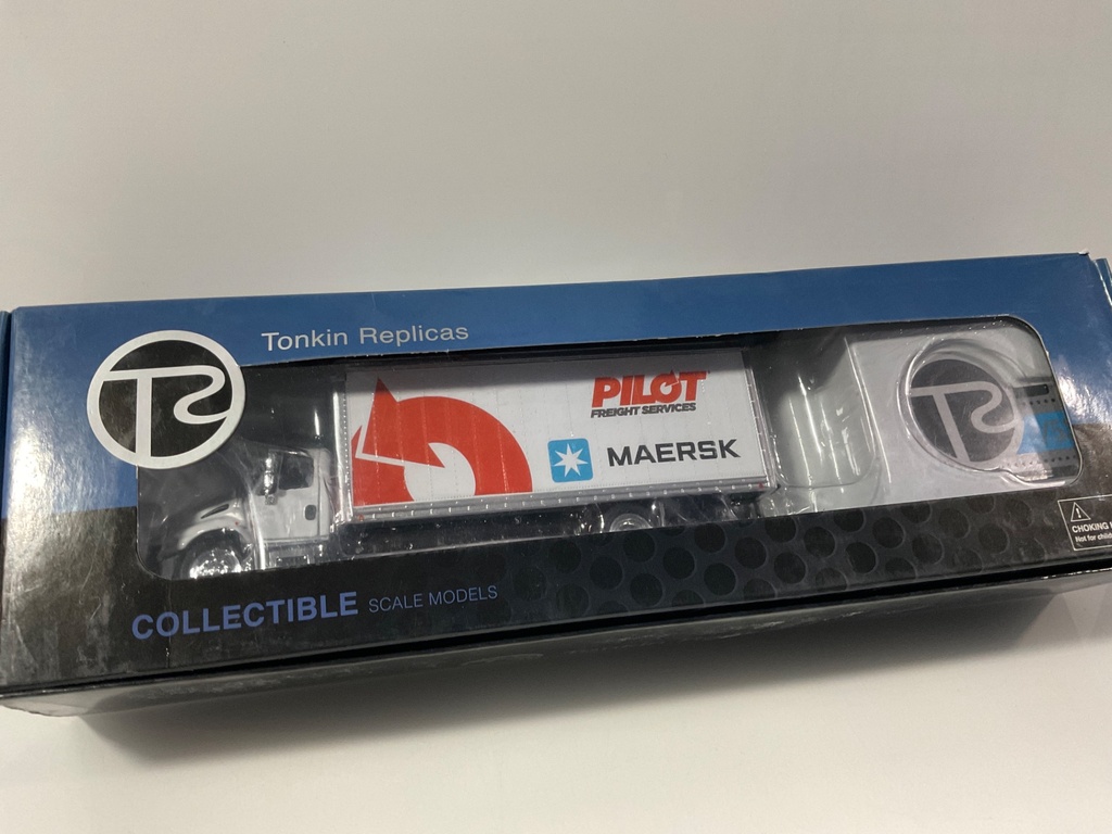 1/53 TONKIN REPLICAS PILOT FREIGHT SERVICES MAERSK DELIVERY TRUCK - Photo 2