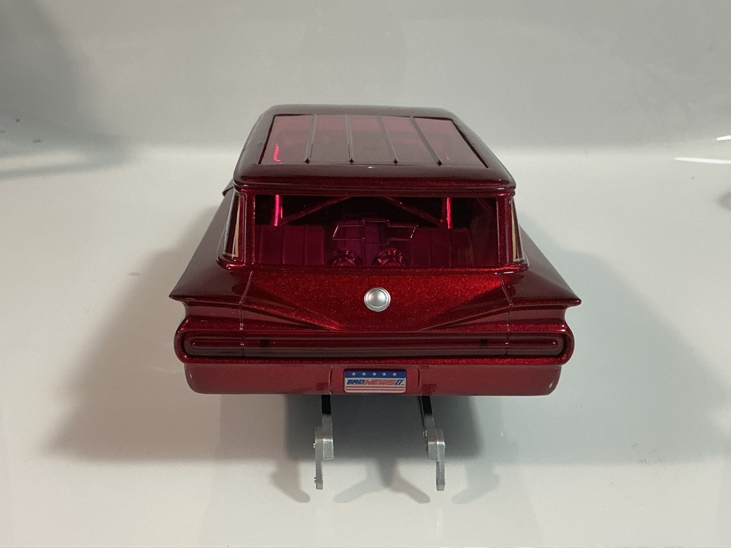 1/18 JOHHNY LIGHTNING #670 BAD NEWS II RED ON BLACK [REAR PIECES BROKEN OFF] - Photo 5