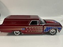 1/18 JOHHNY LIGHTNING #670 BAD NEWS II RED ON BLACK [REAR PIECES BROKEN OFF] - Photo 6