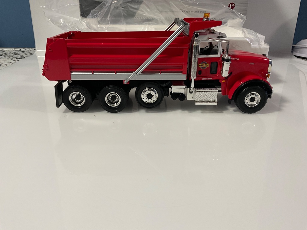 1/34 FIRST GEAR PETERBILT 367 DUMP TRUCK C.J. MILLER 19-4151 - Photo 4