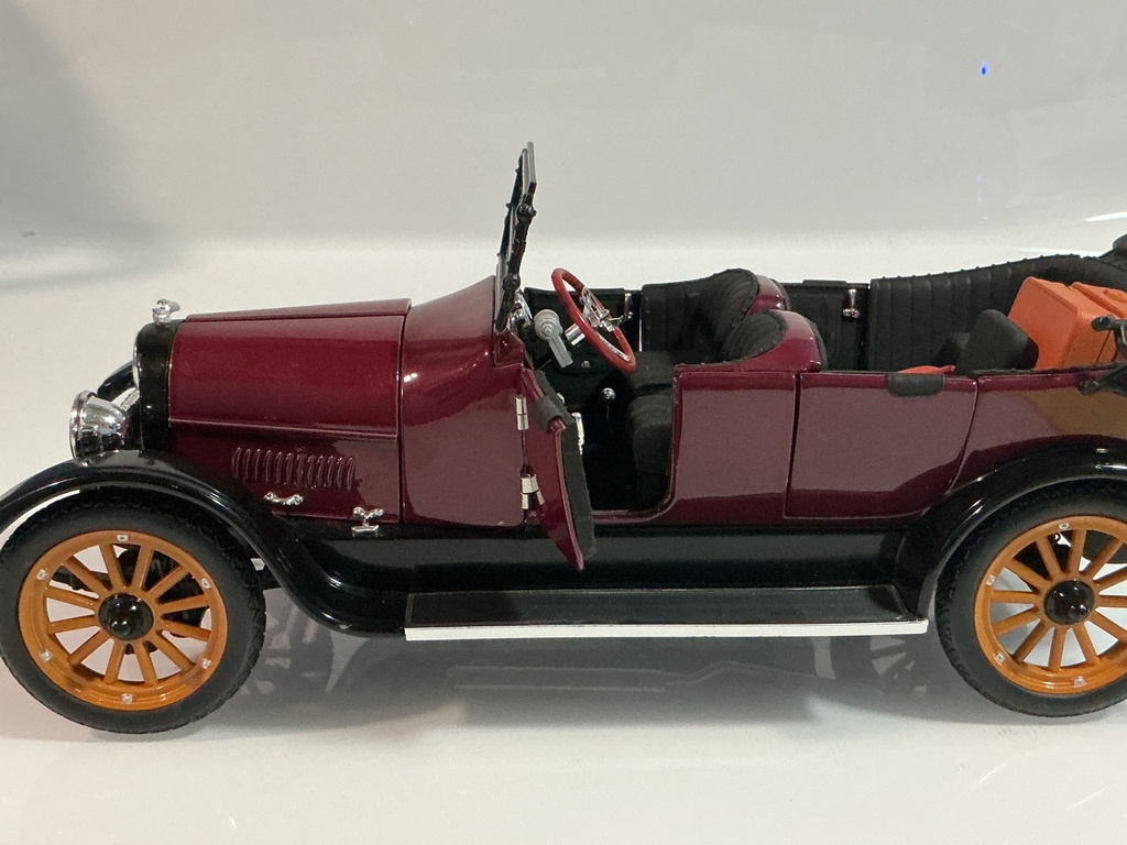 1/18 SIGNATURE 1917 TOURING CAR BURGUNDY ON BLACK [SEE PICS] - Photo 3