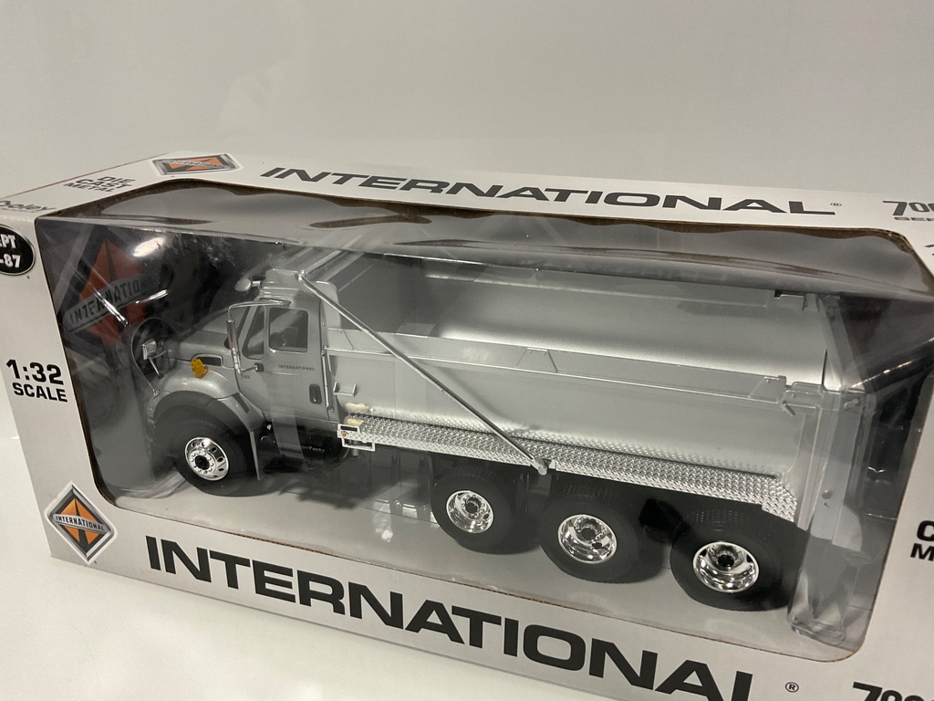 1/32 BOLEY INTERNATIONAL DUMP TRUCK 7000 SERIES SILVER  - Photo 4