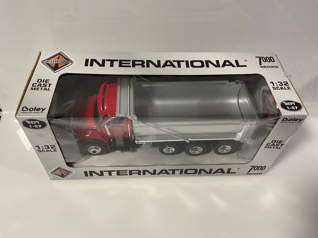 1/34 BOLEY INTERNATIONAL 7000 SERIES DUMOP TRUCK RED - Photo 3
